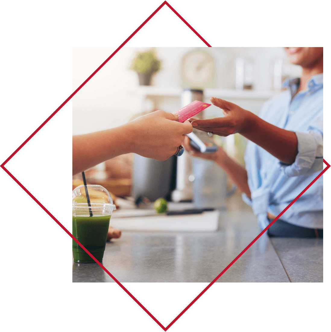 Business transaction using lite Valley Credit Union credit card.